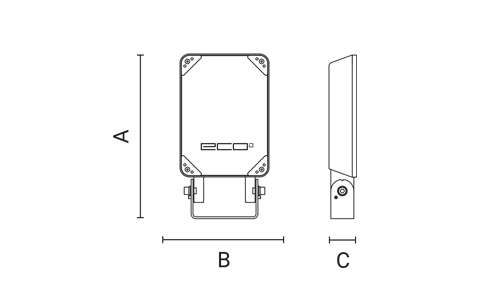 Projecteurs ECO0 - dimensions