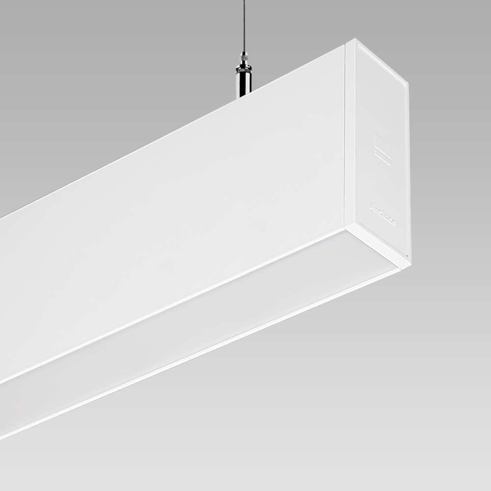 RIGO31 Pendant - suspended luminaire for indoor lighting featuring an elegant linear design