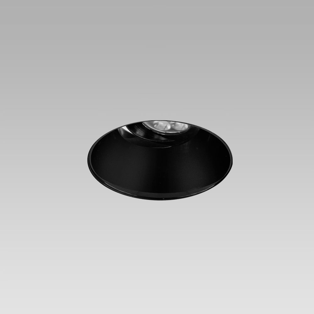 DiMILANO100 Round trimless - adjustable - black optic