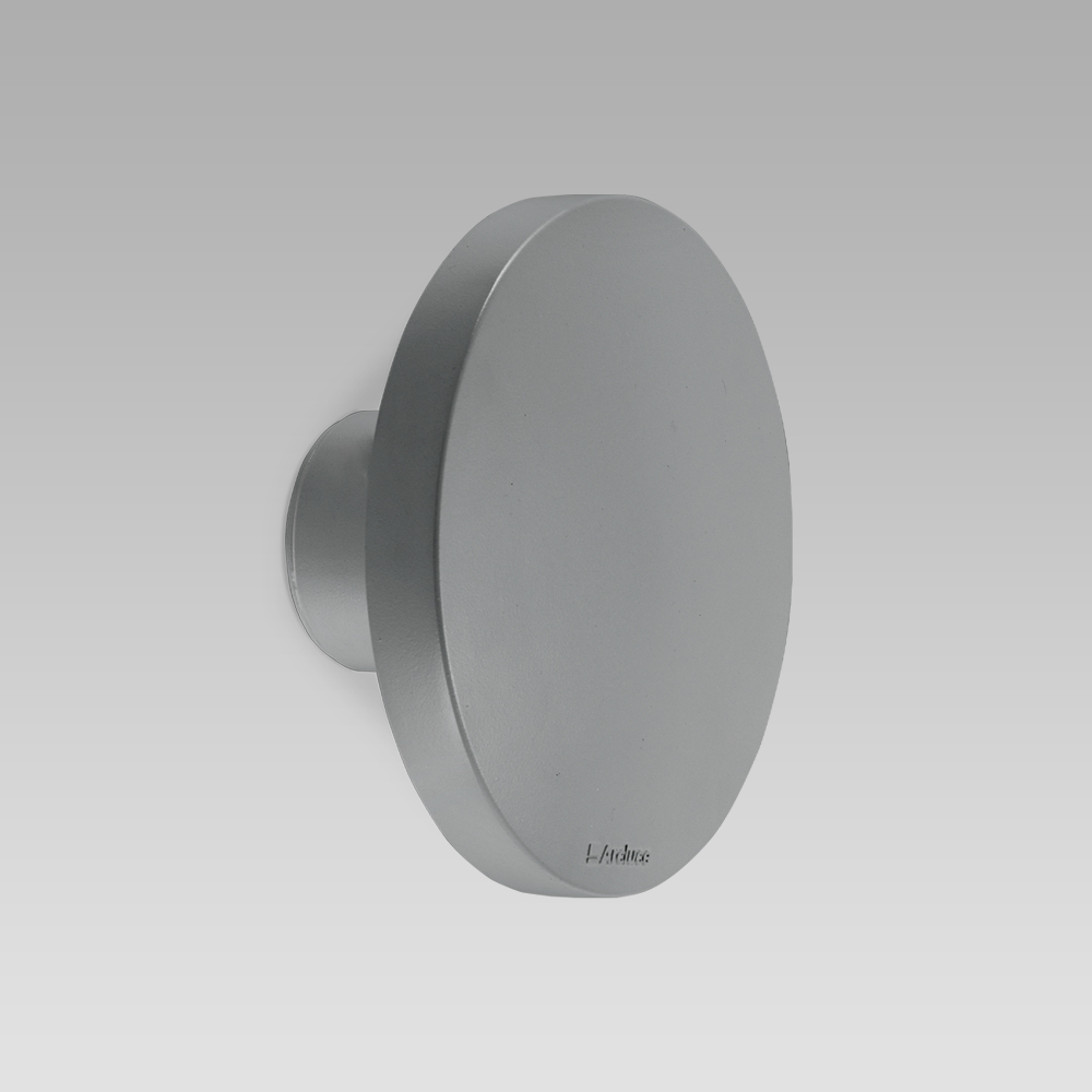 Facade fittings  Wall-mounted luminaire for facade lighting with sophisticated design and radial optic, for a diffused and elegant lighting