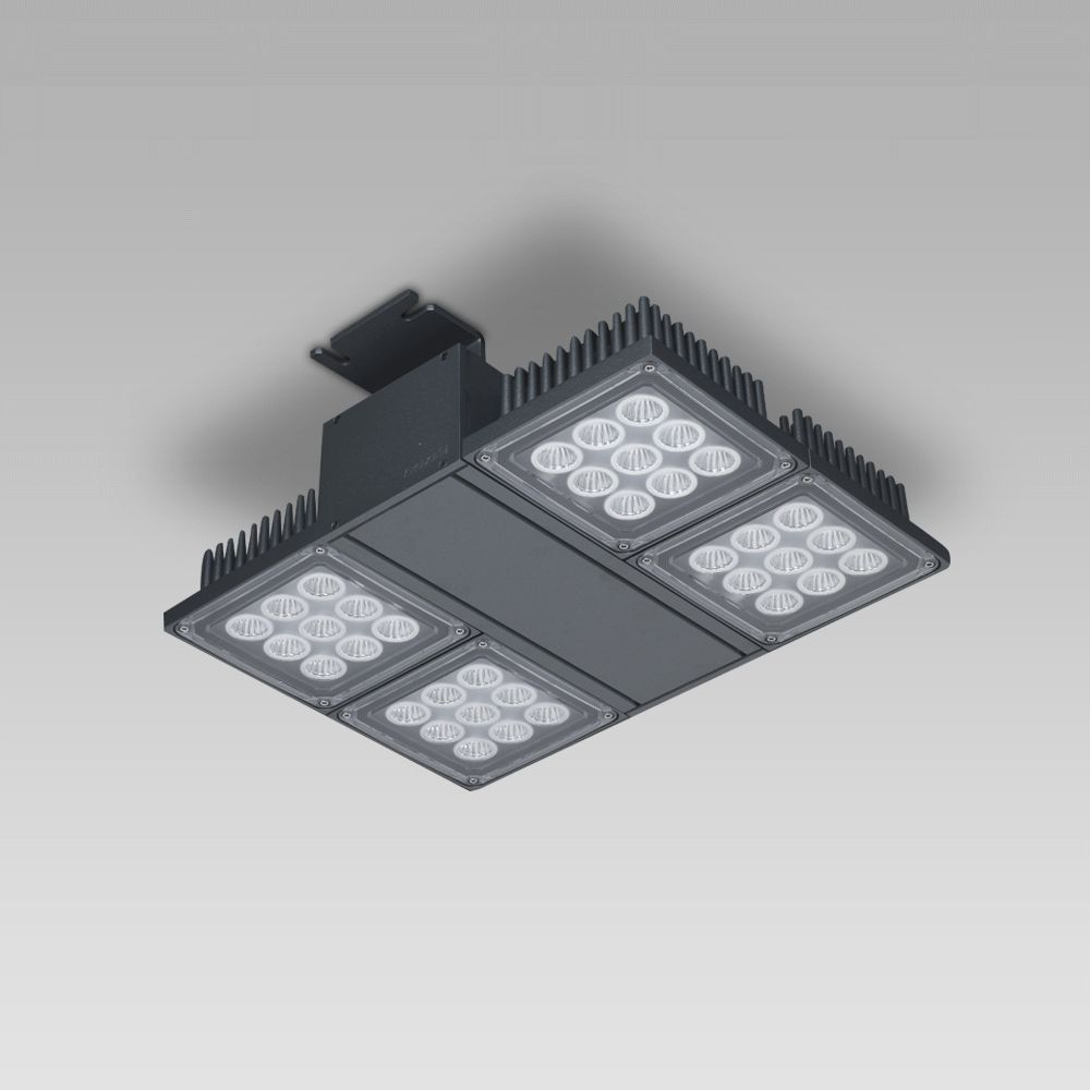 Deckenanbauleuchten  Scheinwerfer für die Beleuchtung großer Flächen, mit hoher Lichtleistung - NADIR