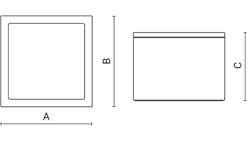 PIXOL110 - dimensions