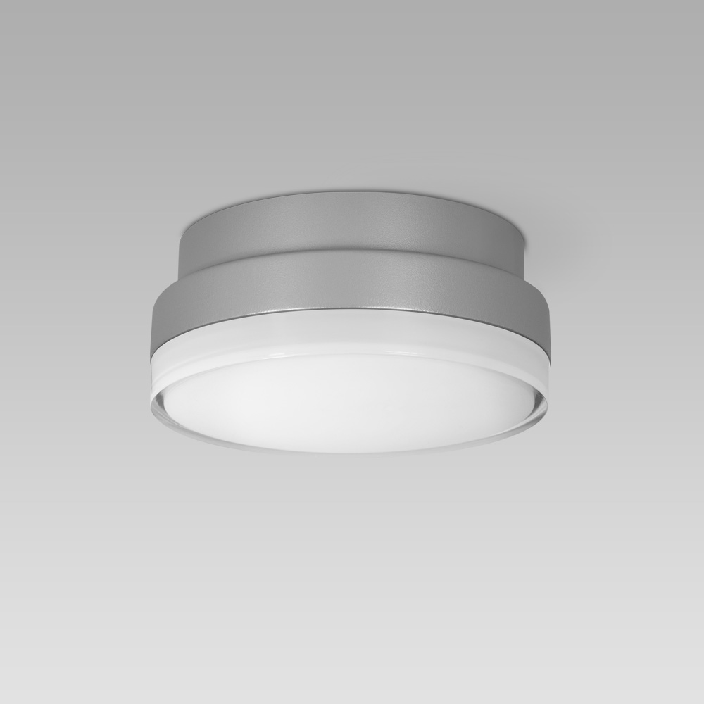 Appareils d’eclairage de façades  Compact-size and resistant ceiling or wall-mounted luminaire for indoor and outdoor lighting